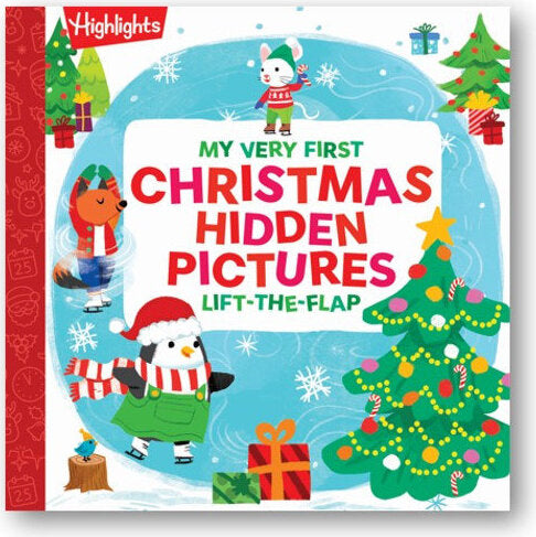 My Very First Christmas Hidden Pictures Lift-the-Flap: Christmas Lift-a-Flap Board Book with Hidden Pictures Puzzles for Babys First Christmas Gift