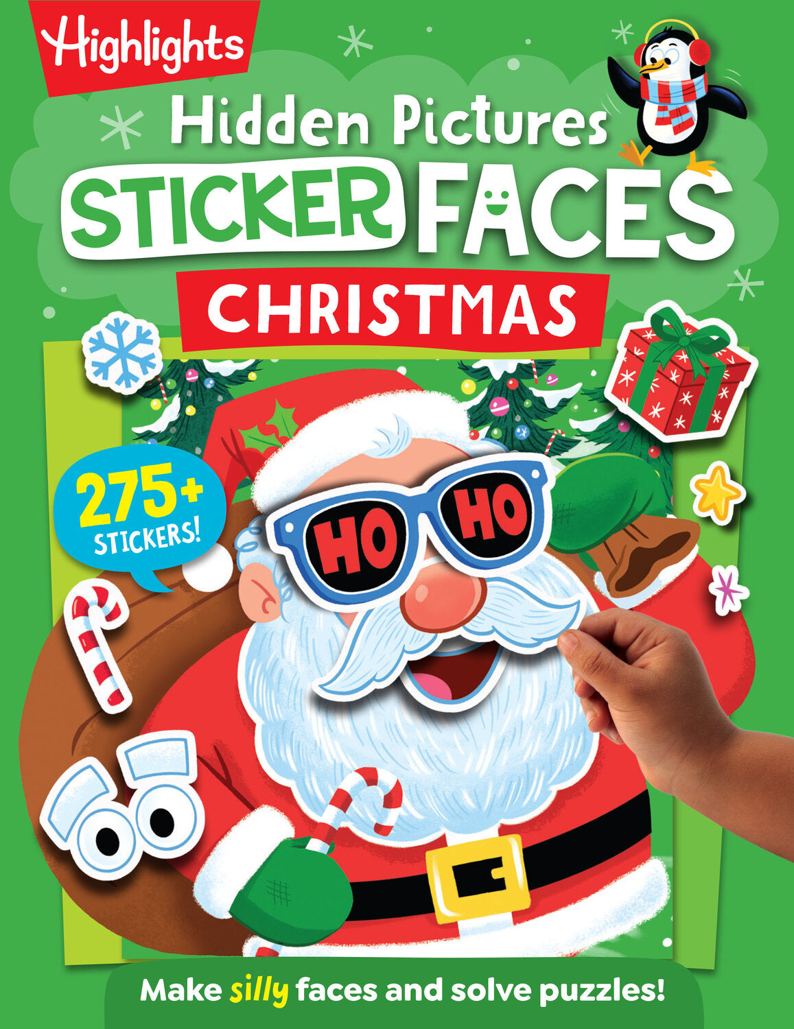 Hidden Pictures Sticker Faces: Christmas: Hidden Pictures Puzzles and Holiday Activity Book with Over 275 Festive Character Stickers, Christmas Stocking Stuffer for Kids 3-6