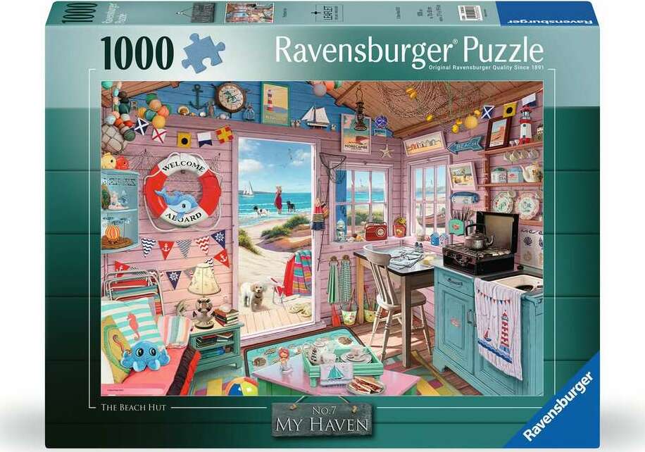 The Beach Hut (1000 Piece Puzzle)