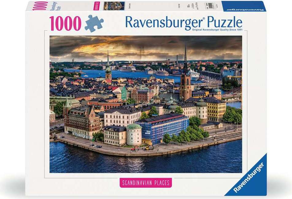 Scandinavian Places - Stockholm, Sweden Puzzle (1000 pc)