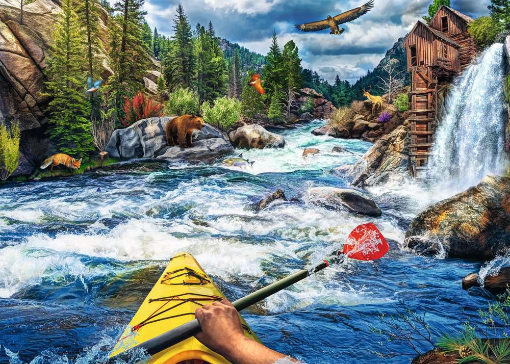 Whitewater Kayaking (1000 Piece Puzzle)