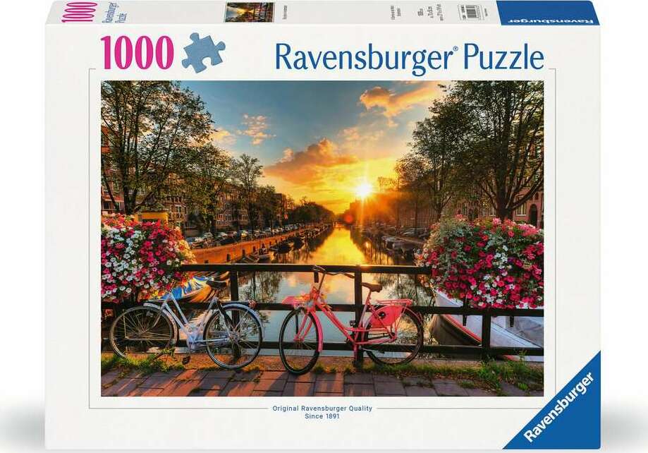 Bicycles in Amsterdam (1000 Piece Puzzle)