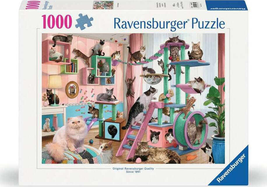 Cat Tree Heaven (1000 Piece Puzzle)