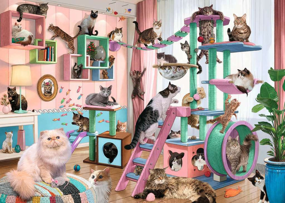 Cat Tree Heaven (1000 Piece Puzzle)
