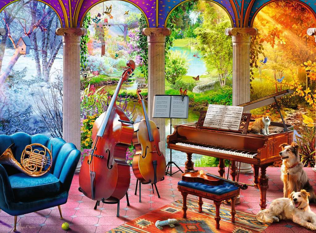 4 Seasons in Music Puzzle (100 pc)
