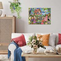 The Bird Table 1000 Pc Puzzle