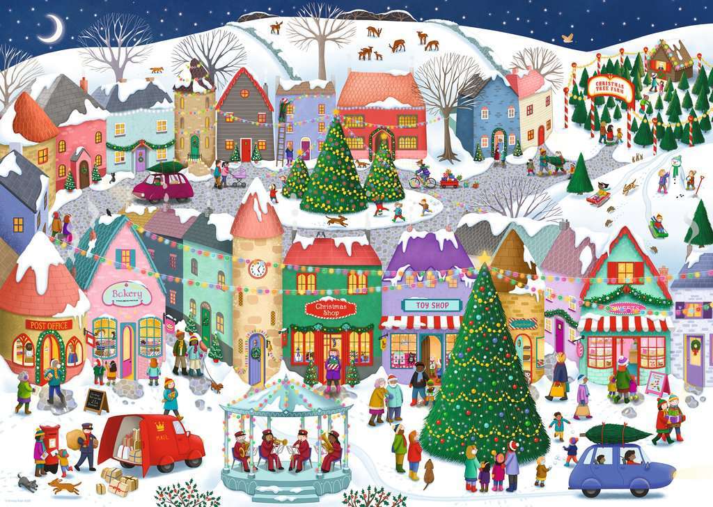 Christmas Town 1000 Pc Puzzle