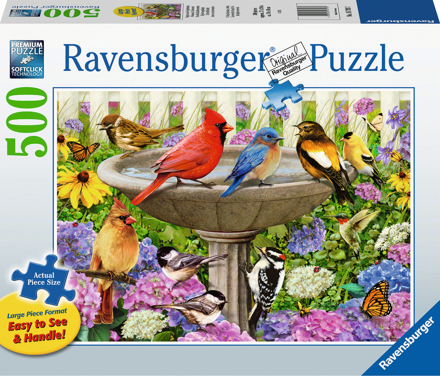 At the Birdbath Puzzle 500 piece