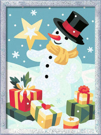 CreArt CreArt - Snowman - Paint by numbers for kids 9 years up