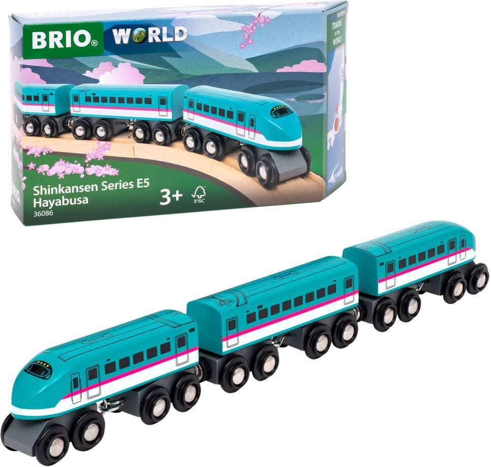 BRIO World Trains of the World Shinkansen Series E5 Hayabusa – The