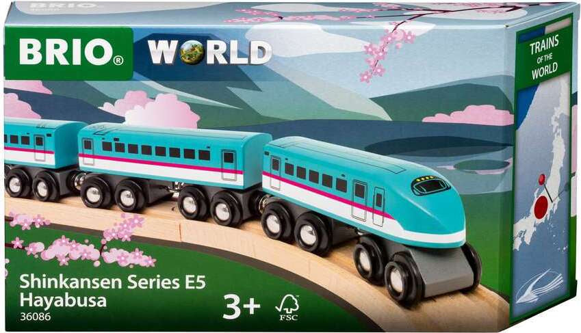 BRIO World Trains of the World Shinkansen Series E5 Hayabusa
