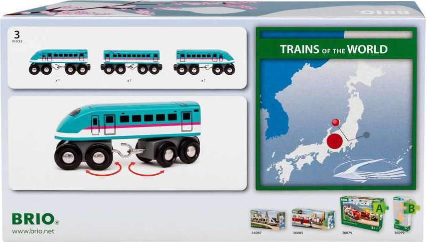BRIO World Trains of the World Shinkansen Series E5 Hayabusa – The