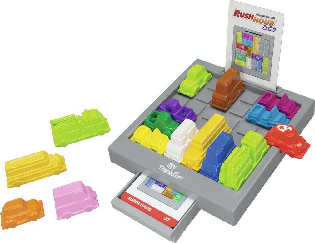 ThinkFun Rush Hour Jr Traffic Jam Logic Game for Kids – The