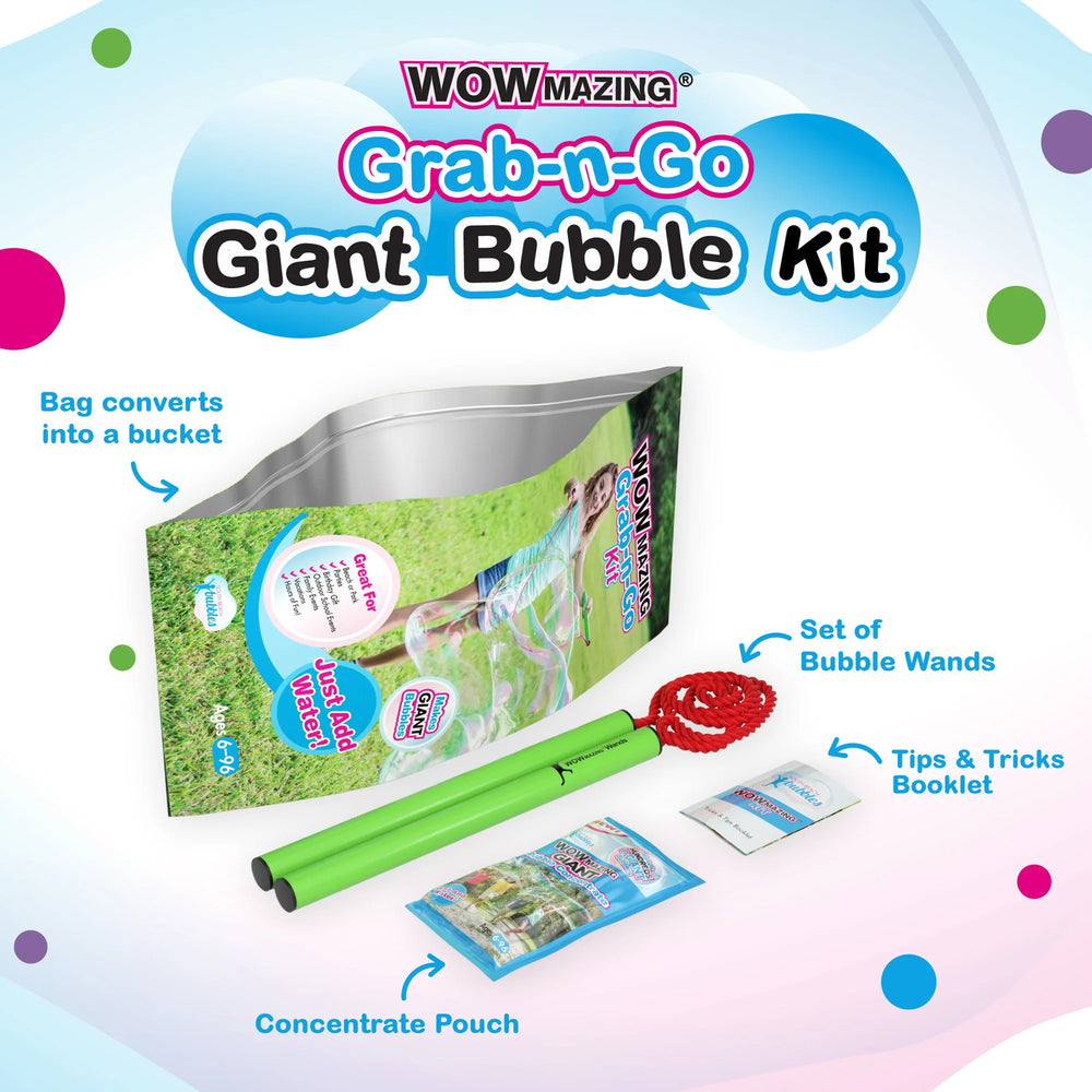 WOWmazing Grab-n-Go Bubble Kit