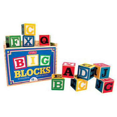 Large Wooden ABC Blocks