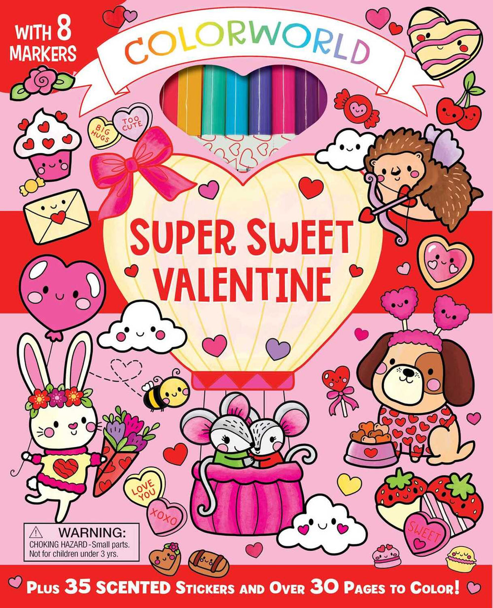 ColorWorld: Super Sweet Valentine: Plus 35 Stickers and 32 Pages to Color!