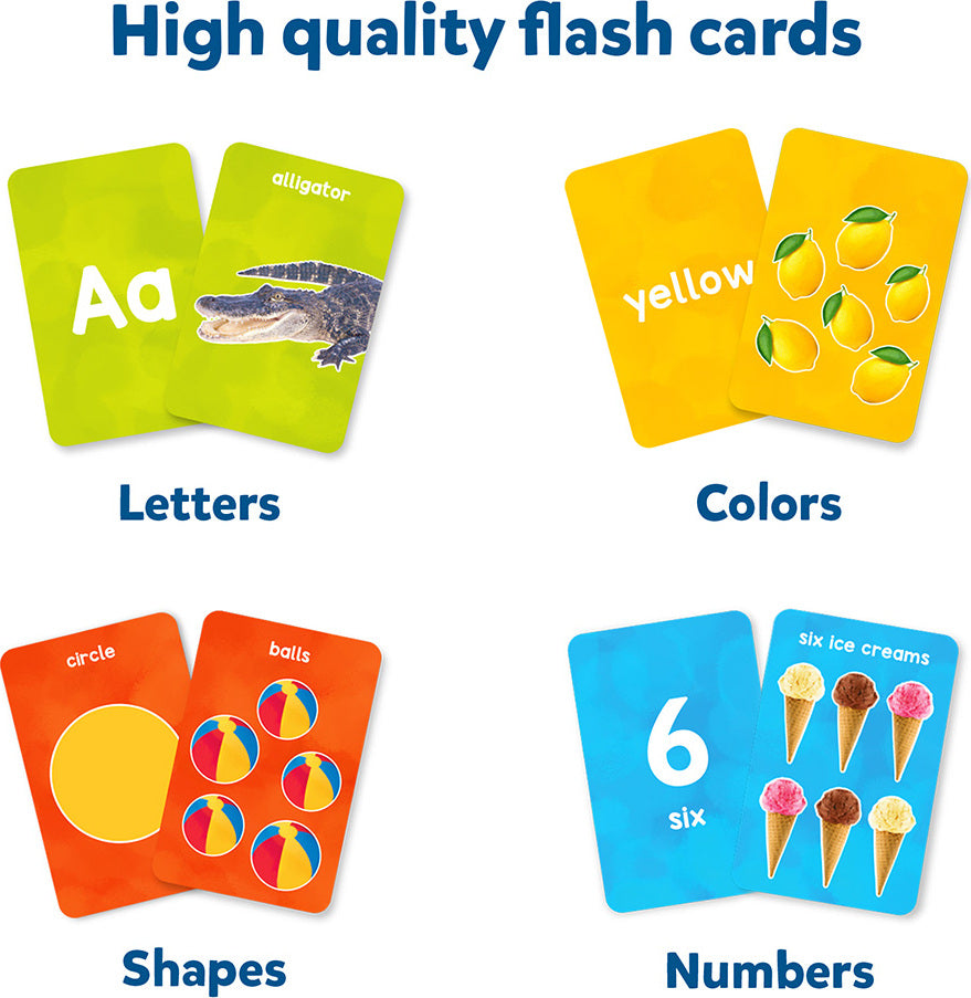 Flash Cards - Letters, Numbers, Shapes & Colors