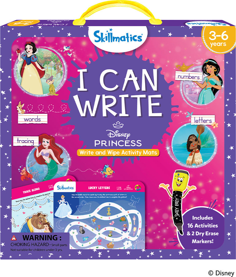 Write & Wipe - I Can Write Disney Princesses