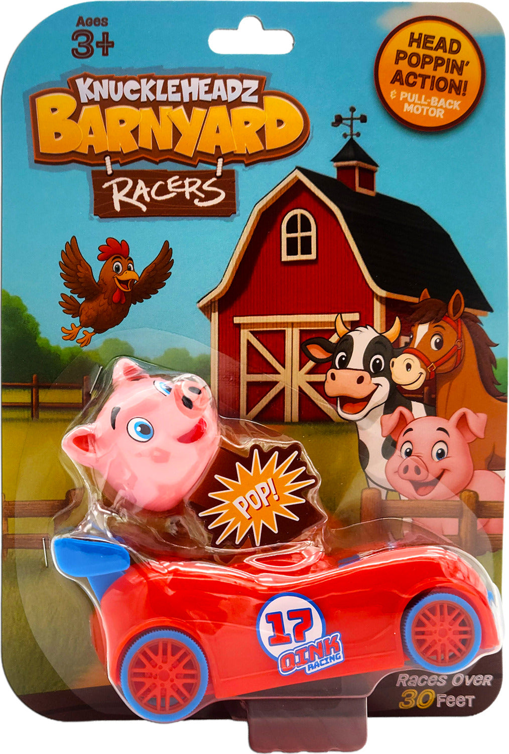 Knuckleheadz - Barnyard Racers (assorted)