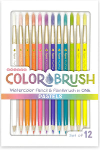 Colorbrush Watercolor Pencil and Brush Set Pastels