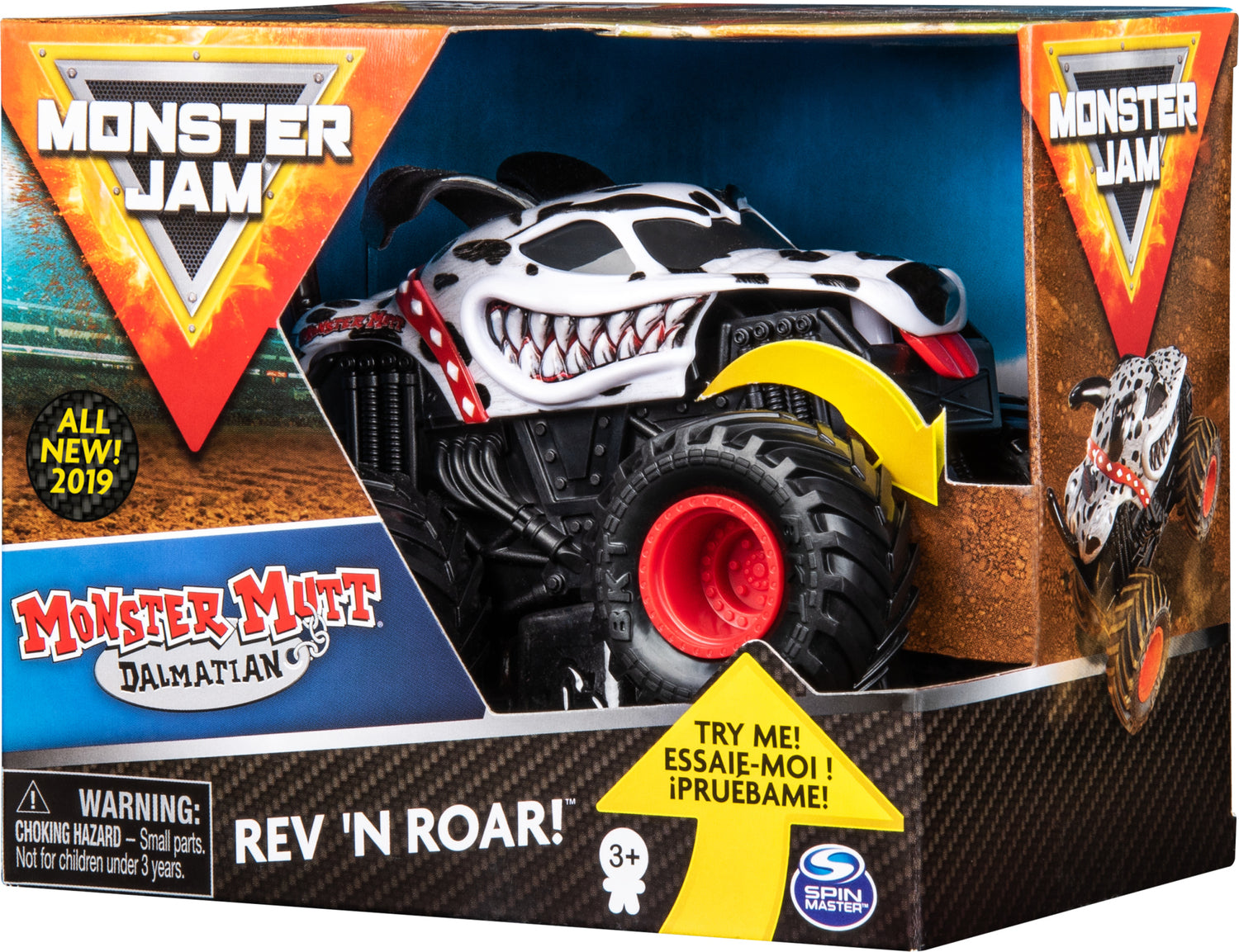 Monster Jam Official Soldier Fortune Rev ‘N Roar Monster Truck, 1:43 Scale (Assorted)