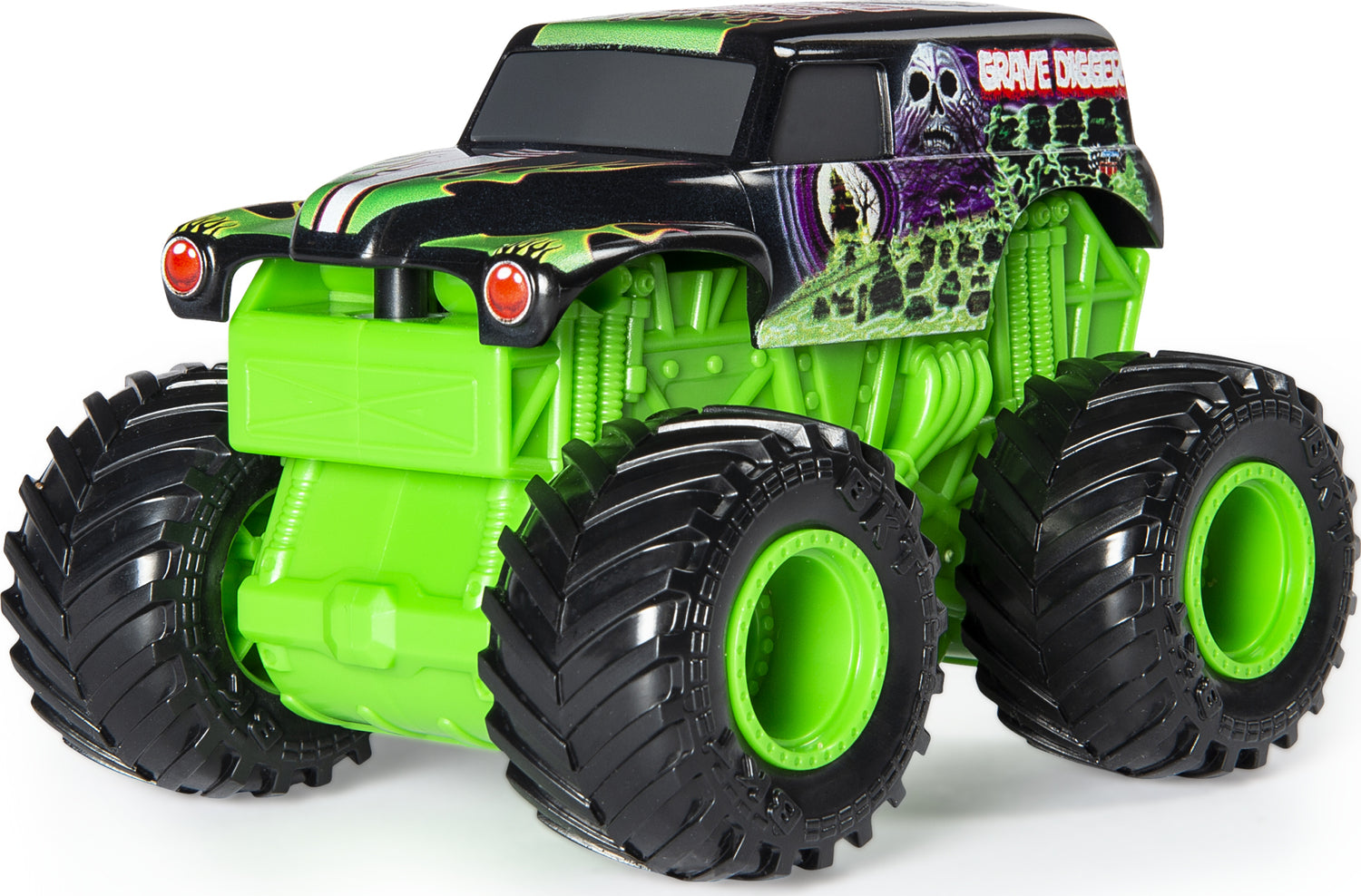 Monster Jam Official Soldier Fortune Rev ‘N Roar Monster Truck, 1:43 Scale (Assorted)