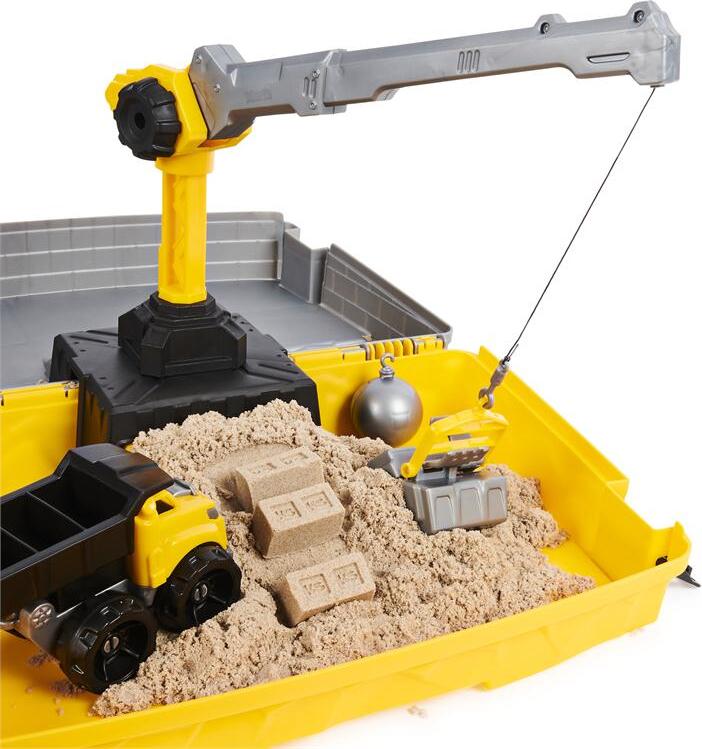 Kinetic Sand, Construction Site Folding Sandbox Playset With