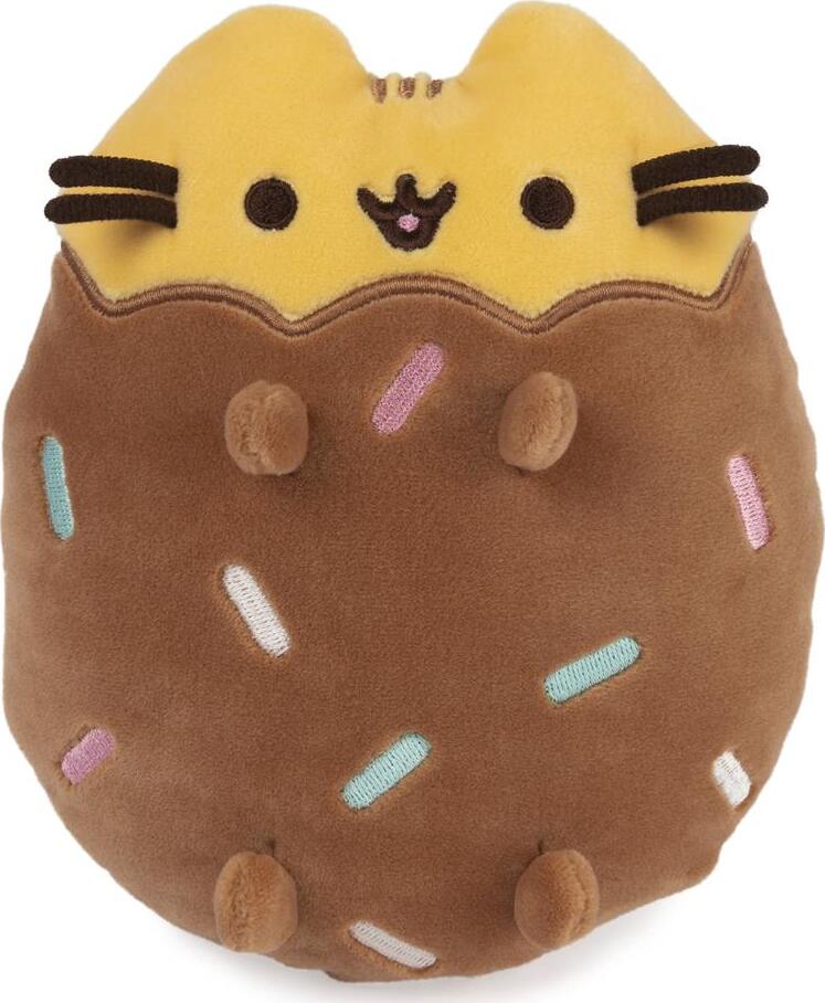 Pusheen Chocolate Dipped Cookie Squisheen, 6-Inch