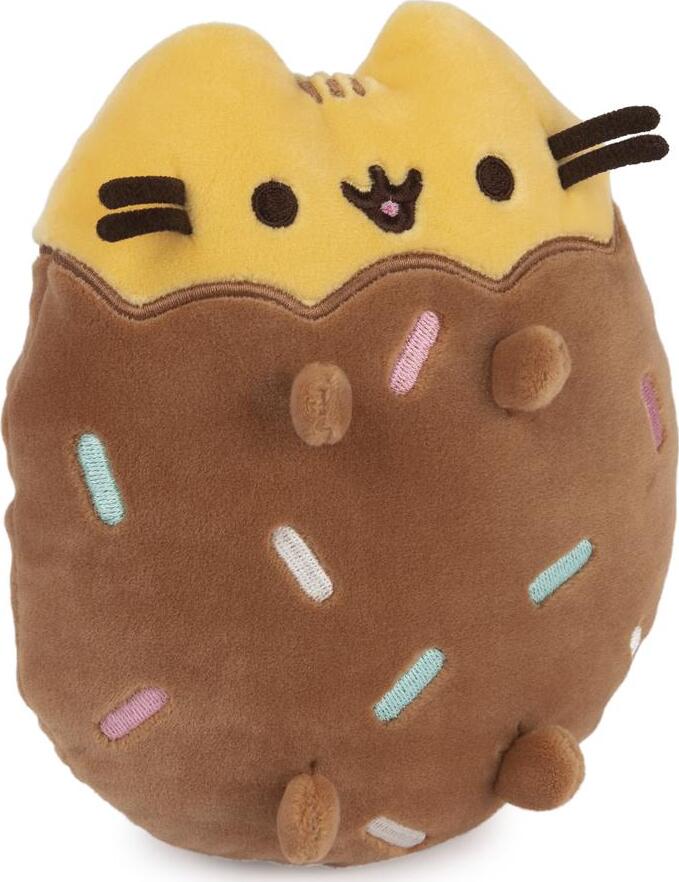 Pusheen Chocolate Dipped Cookie Squisheen, 6-Inch