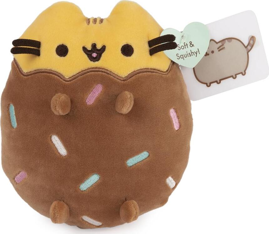 Pusheen Chocolate Dipped Cookie Squisheen, 6-Inch