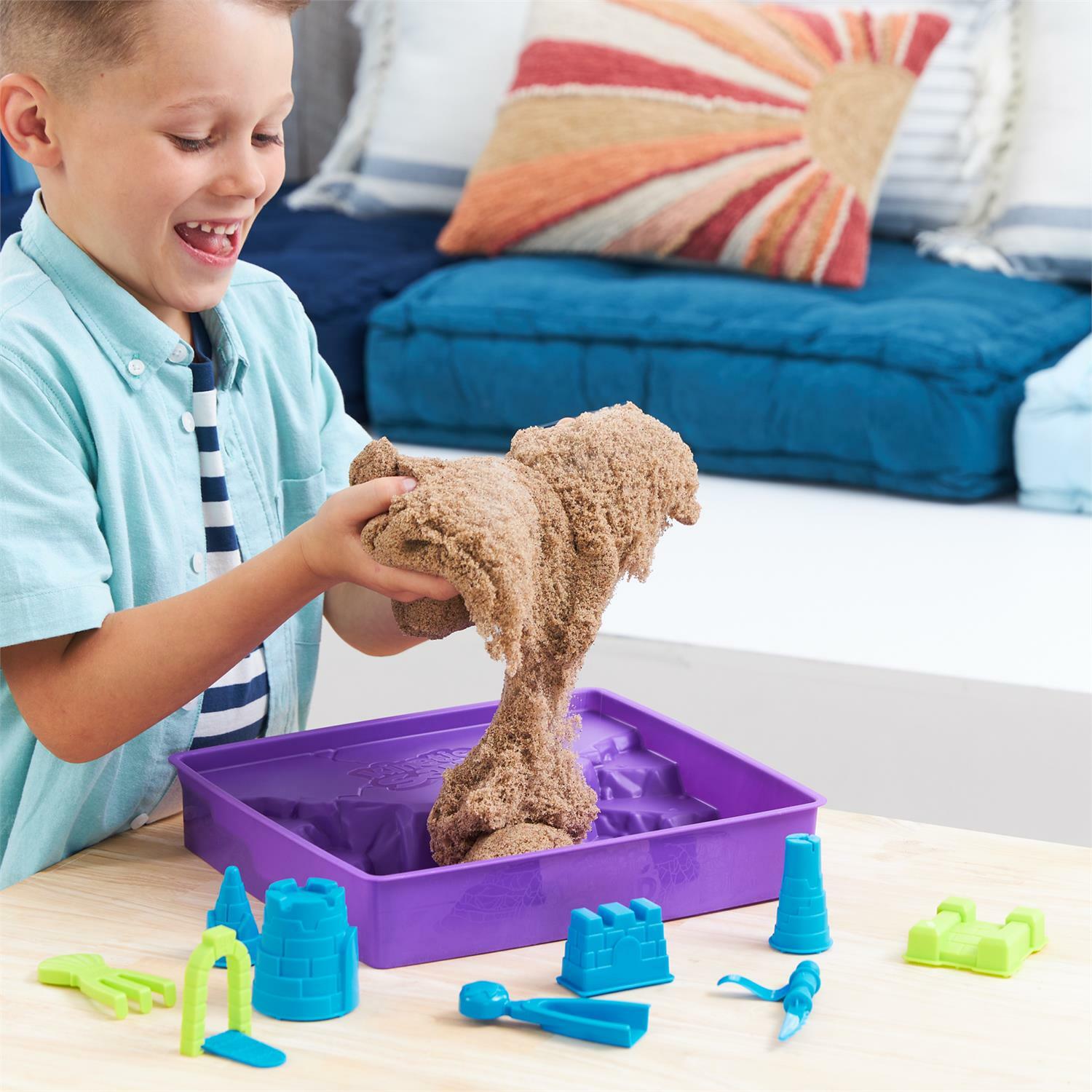 Kinetic sand beach sand kingdom playset deals