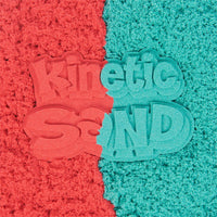 Kinetic Sand Mold N' Flow - 1.5Lbs Red and Teal Play Sand