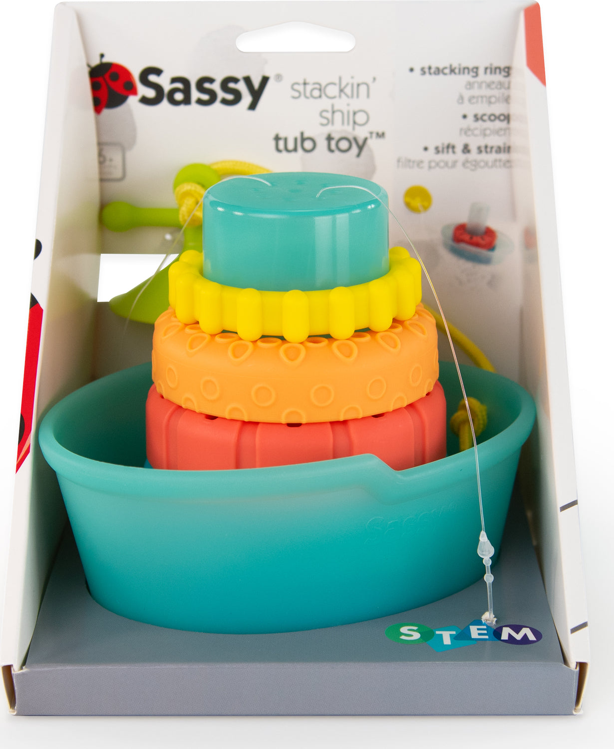 Stackin' Ship Tub Toy