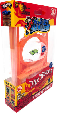 Worlds Smallest Hot Wheels Stunt Action Set (Incl Loop & 1 Car)