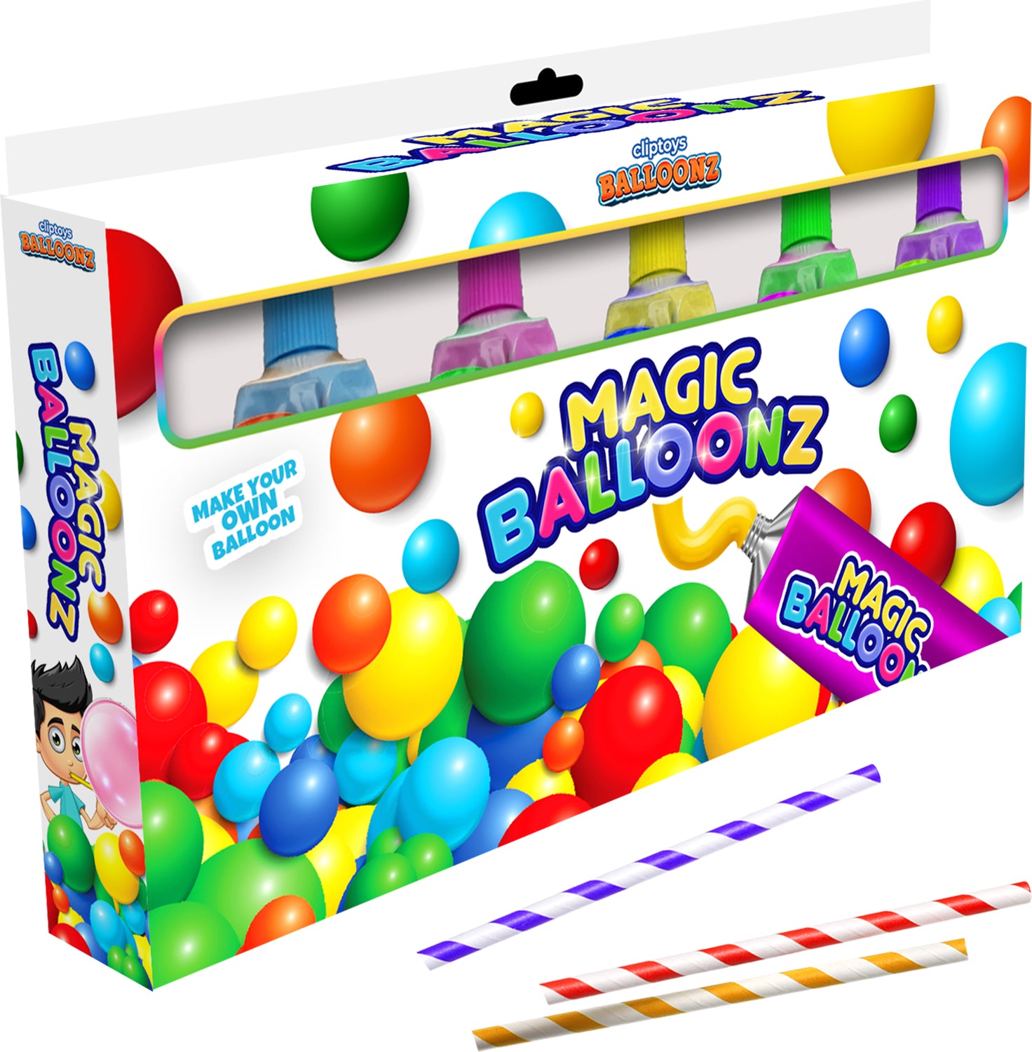 Balloonz Magic Gel 5 Piece Box Set (make you own balloons)
