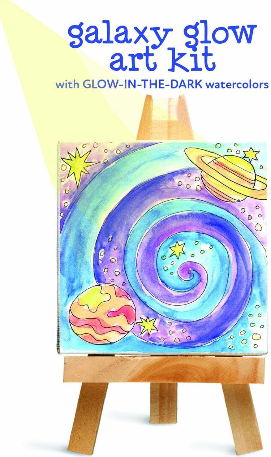 Tiny Easel Galaxy Glow Art Kit