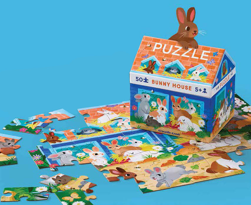 Bunny House 50 pc Puzzle