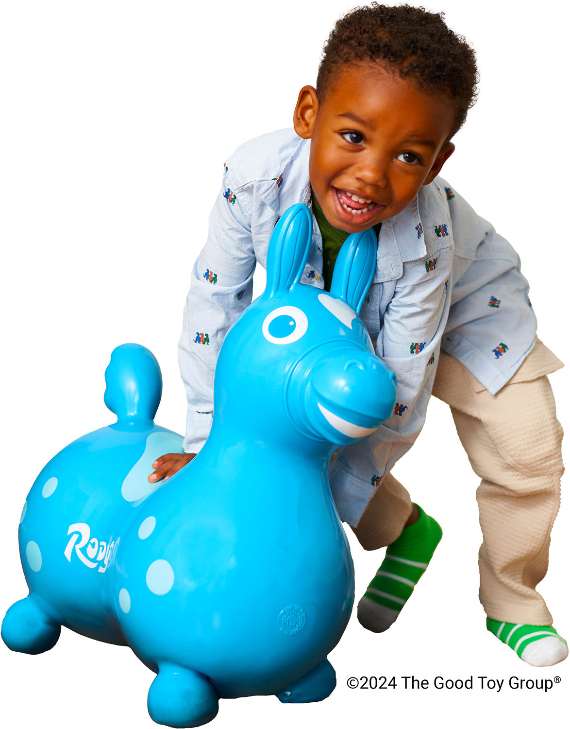 Rody - Teal with Pump – The Toy Maven