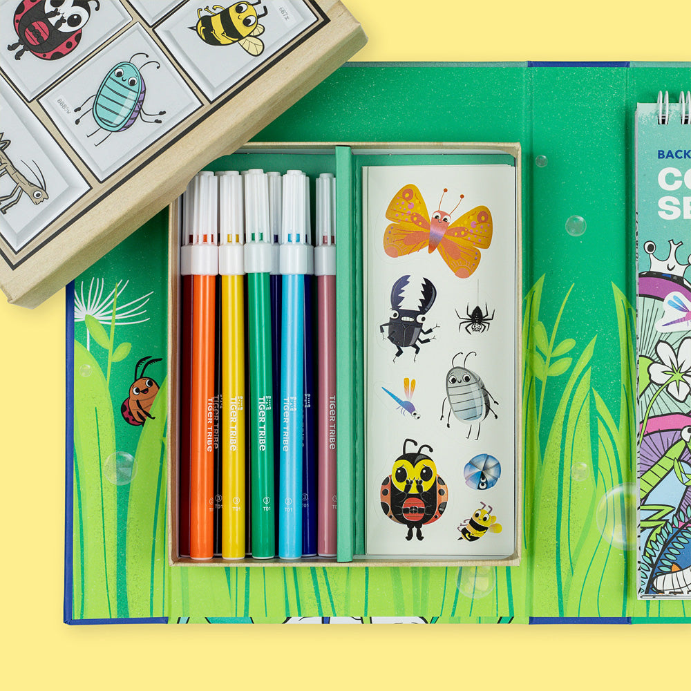 Colouring Set: Backyard Bugs