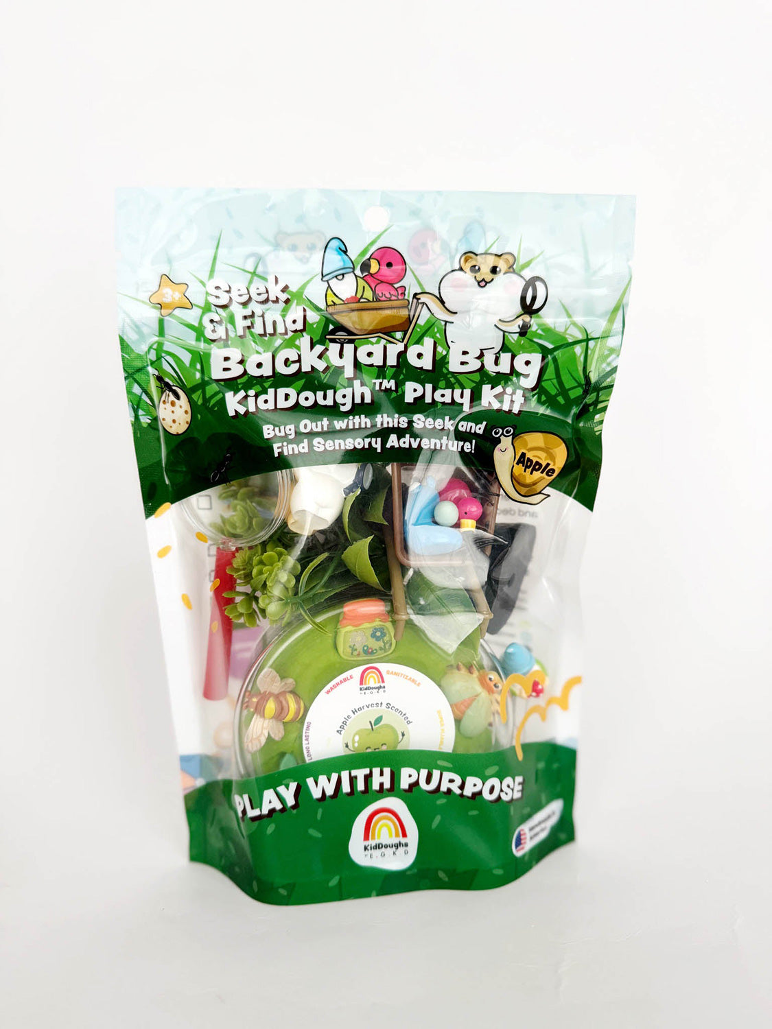 Seek & Find Backyard Bug KidDough Play Kit