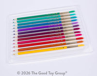 Color Brush Watercolor Pencil & Paintbrush in One Jewel Tones - Set of 12