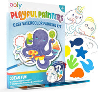 Playful Painters Easy Watercolor Painting - Ocean Fun