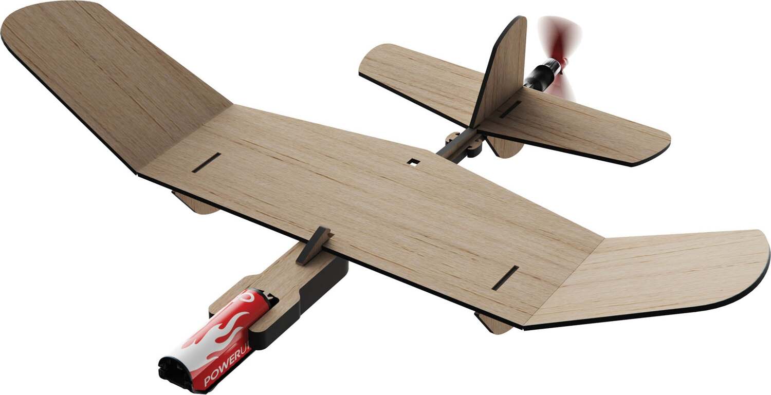 ルアー・フライ hifumi creating rayrea 140 SS wood model POWERUP Faraday Electric Powered Balsa Wood Airplane Kit – The Toy
