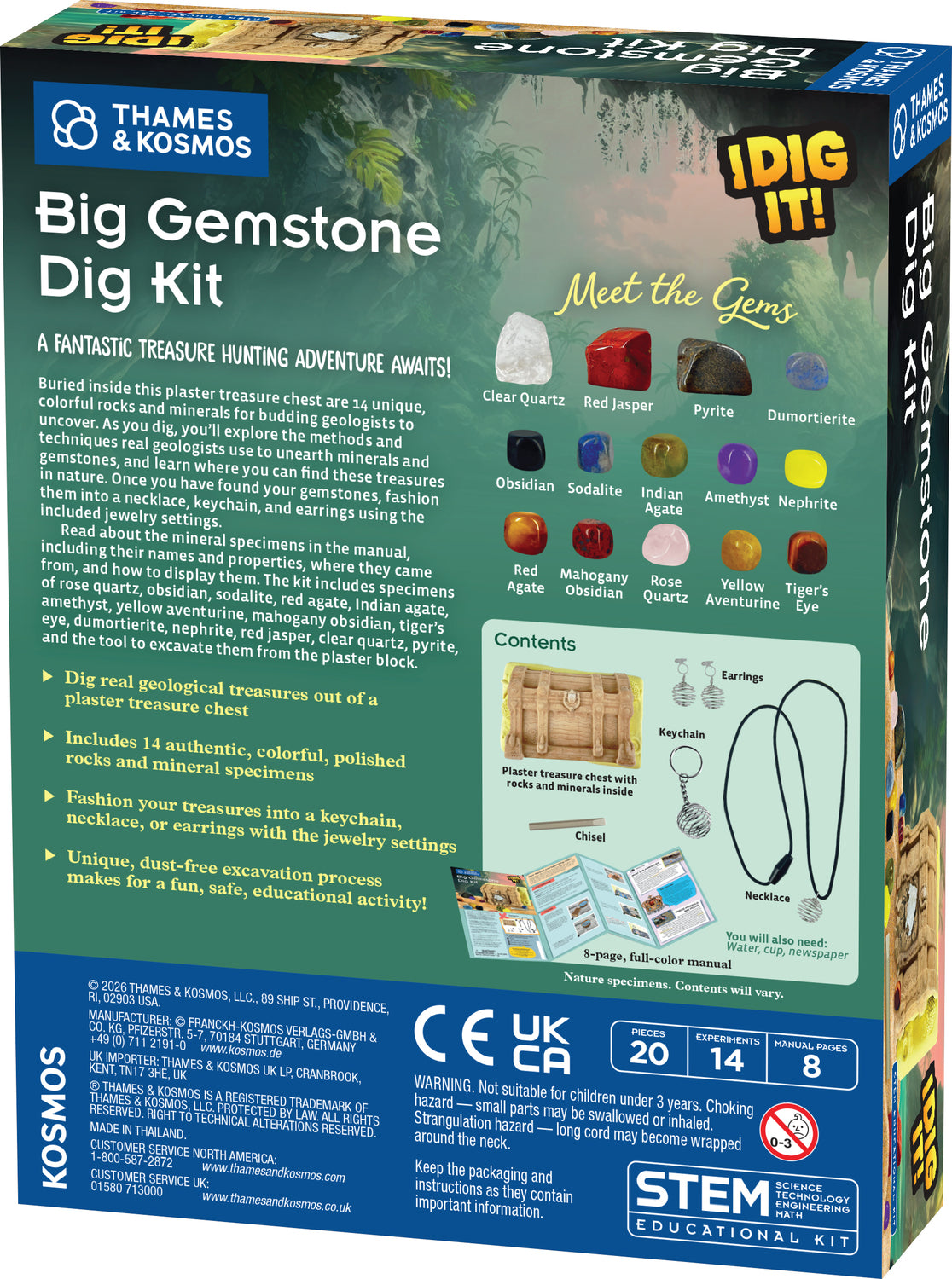 I Dig It! Big Gemstone Dig Kit