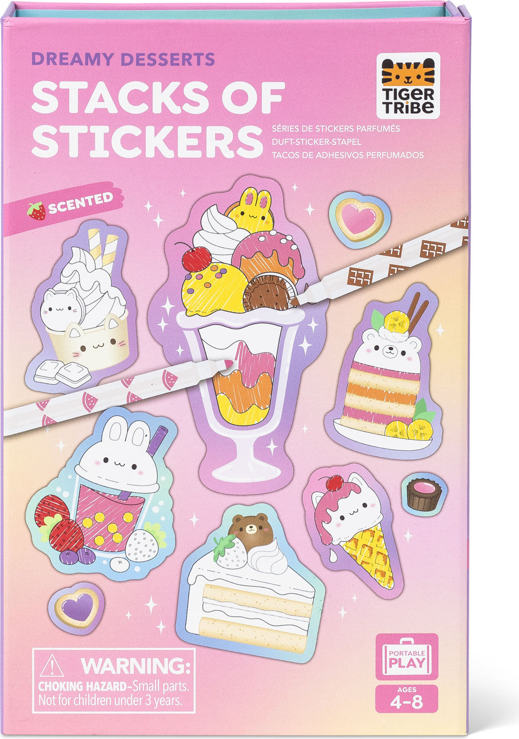 Scented Stacks Of Stickers - Dreamy Desserts