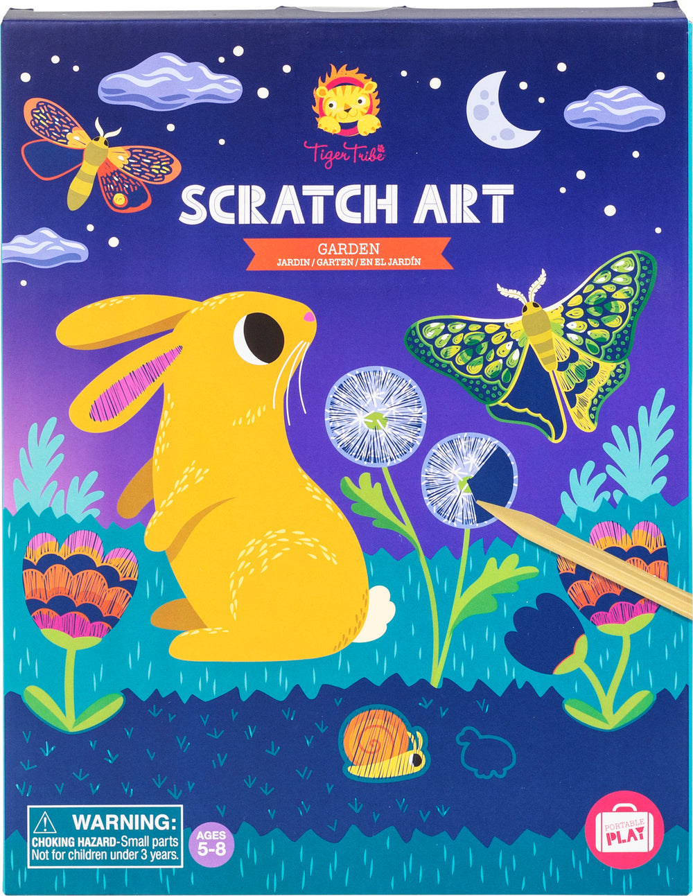 Scratch Art - Garden