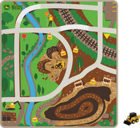 John Deere Rug Playmat Farm With Tractor (Assorted)