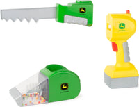 John Deere Kids 2-In-1 Power Tool With Saw And Vacuum