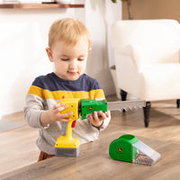 John Deere Kids 2-In-1 Power Tool With Saw And Vacuum
