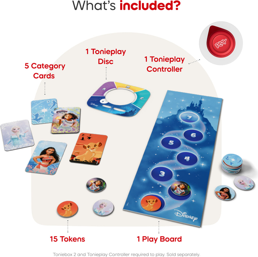 Disney Quiz Kingdom Tonieplay Controller + Game Set
